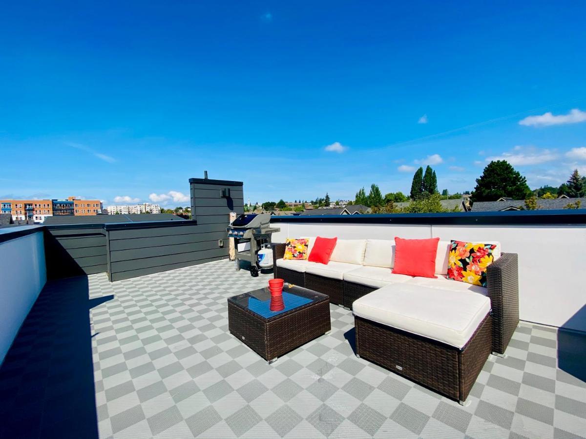 Modern Ballard Townhouse - 92 Walkscore & Rooftop! 西雅图 外观 照片